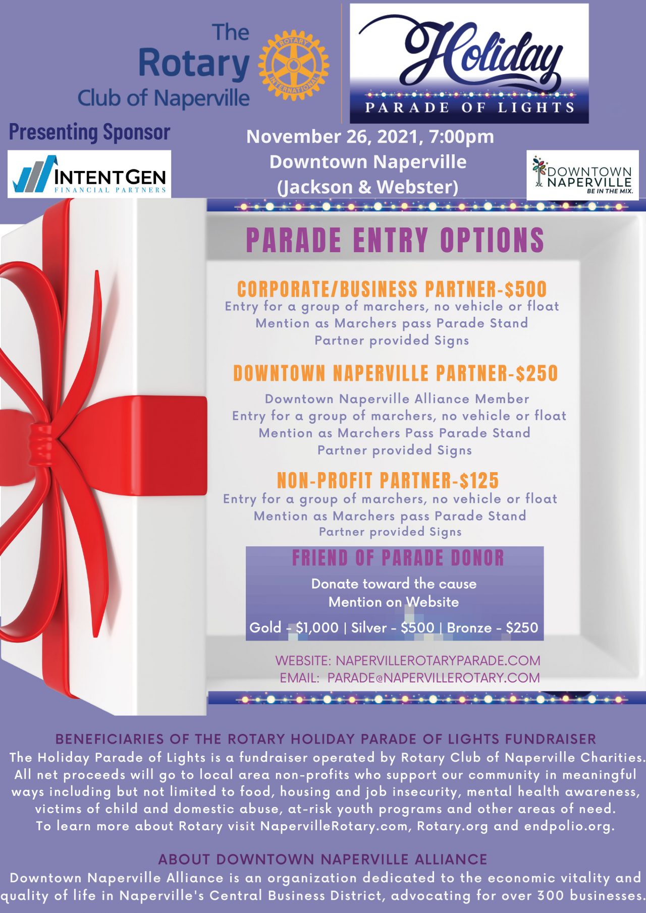 Parade Entrants Naperville Rotary Parade